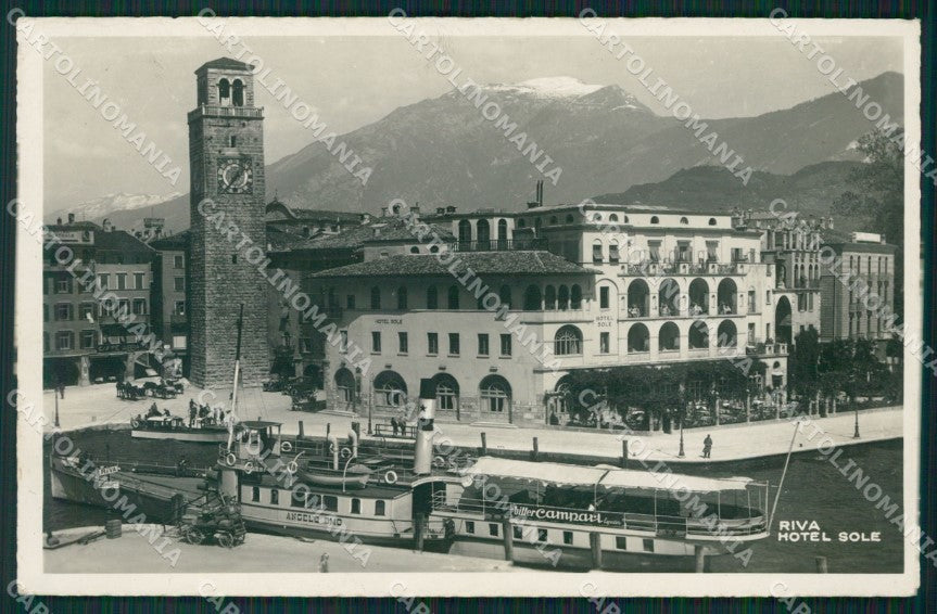 Trento Riva del Garda lago di Battello Foto cartolina QT4193 – fronte