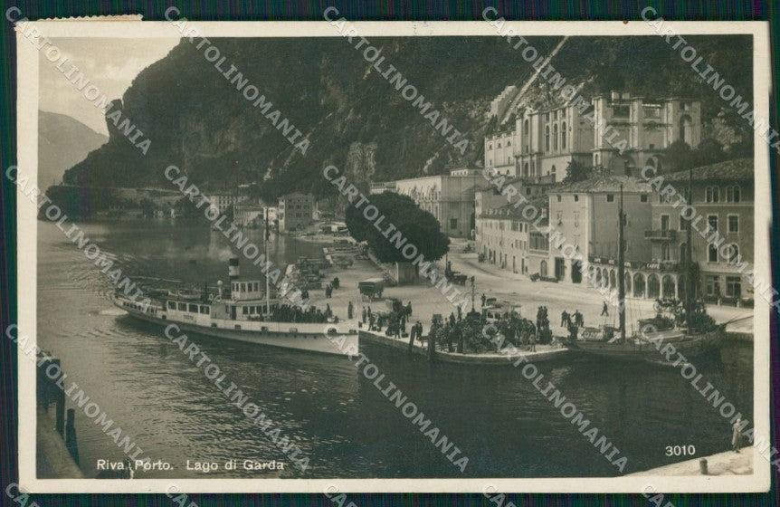 Trento Riva del Garda Laga di Battello Foto cartolina QT4202 – fronte