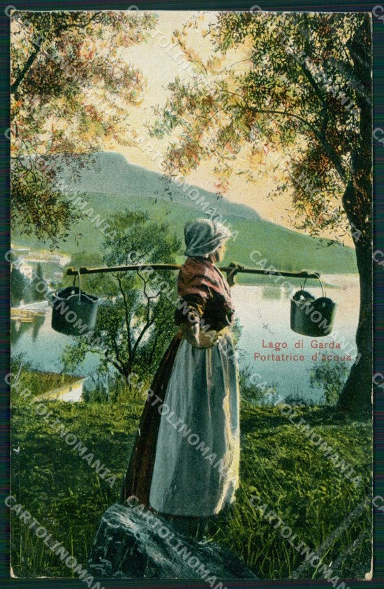 Trento Lago di Garda Costumi cartolina QT4204 – fronte