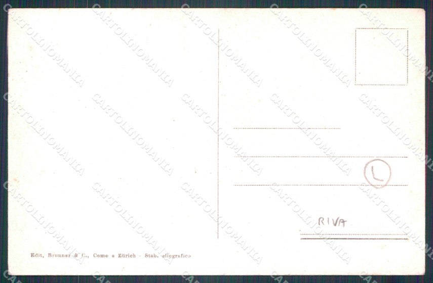 Trento Riva del Garda Lavandaie PIEGHINA cartolina QT4218 – retro