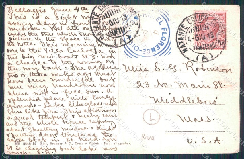 Trento Riva del Garda Lavandaie cartolina QT4219 – retro