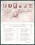Trento Riva del Garda Lega Nazionale 1908 Moro Doppia Fori cartolina QT4223 – fronte