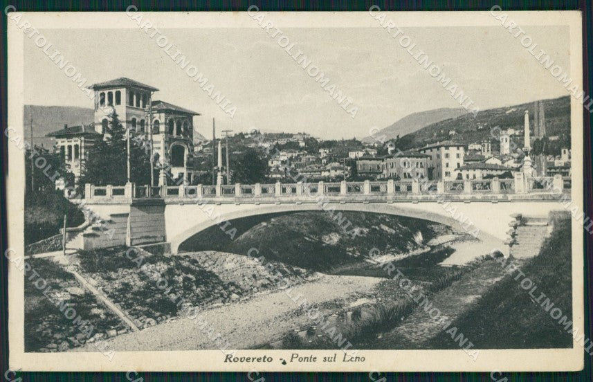 Trento Rovereto Ponte sul Leno PIEGHINA cartolina QT4234 – fronte