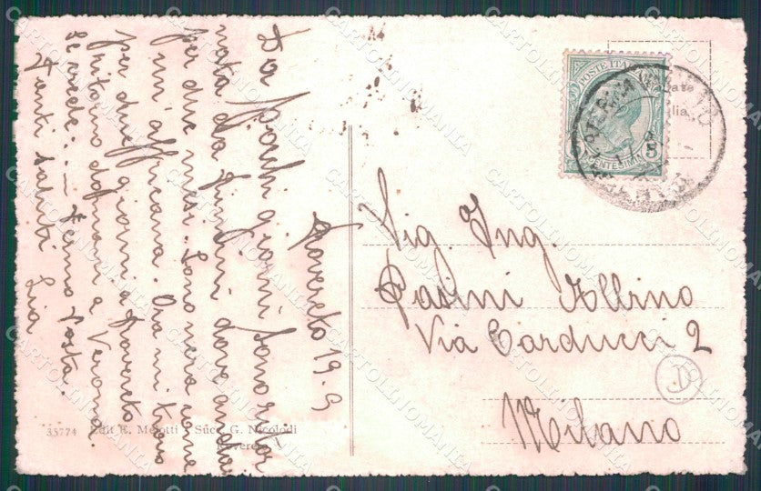 Trento Rovereto Poste cartolina QT4235 – retro