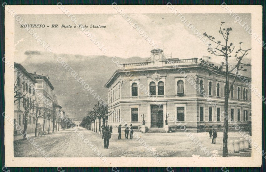 Trento Rovereto Poste ABRASA cartolina QT4238 – fronte