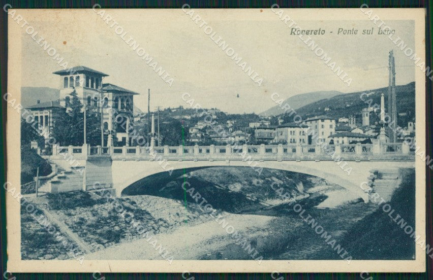Trento Rovereto Ponte sul Leno cartolina QT4245 – fronte