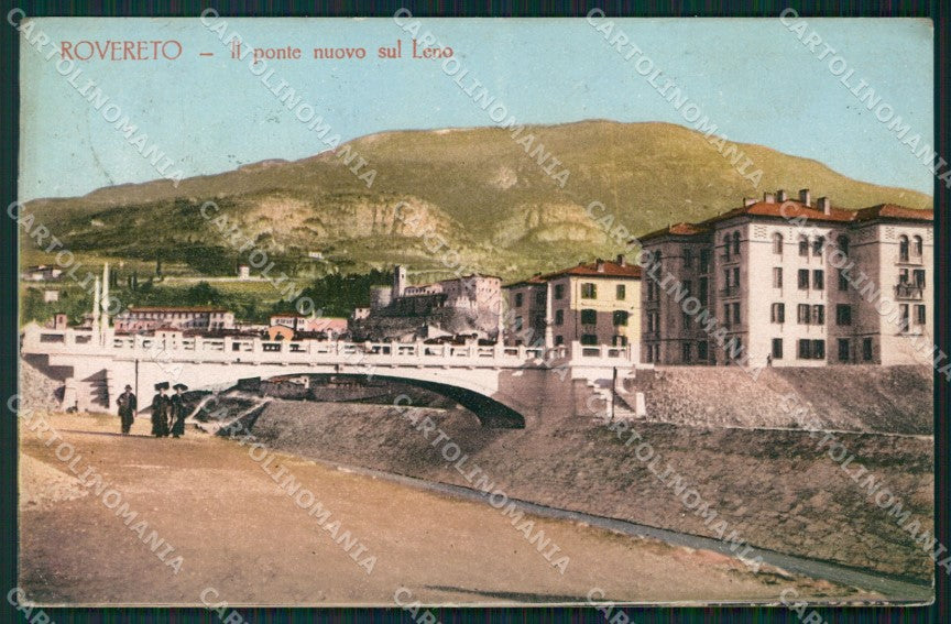 Trento Rovereto Ponte sul Leno PIEGHINE cartolina QT4248 – fronte