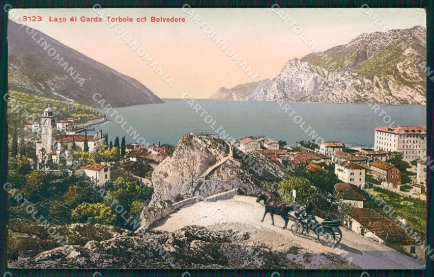 Trento Nago Torbole Lago di Garda Carrozza cartolina QT4253 – fronte