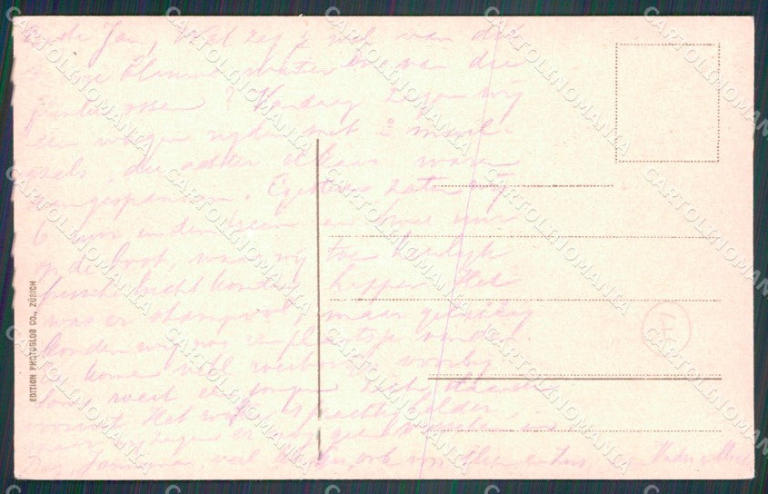 Trento Lago di Garda Strada del Ponale Buoi cartolina QT4255 – retro