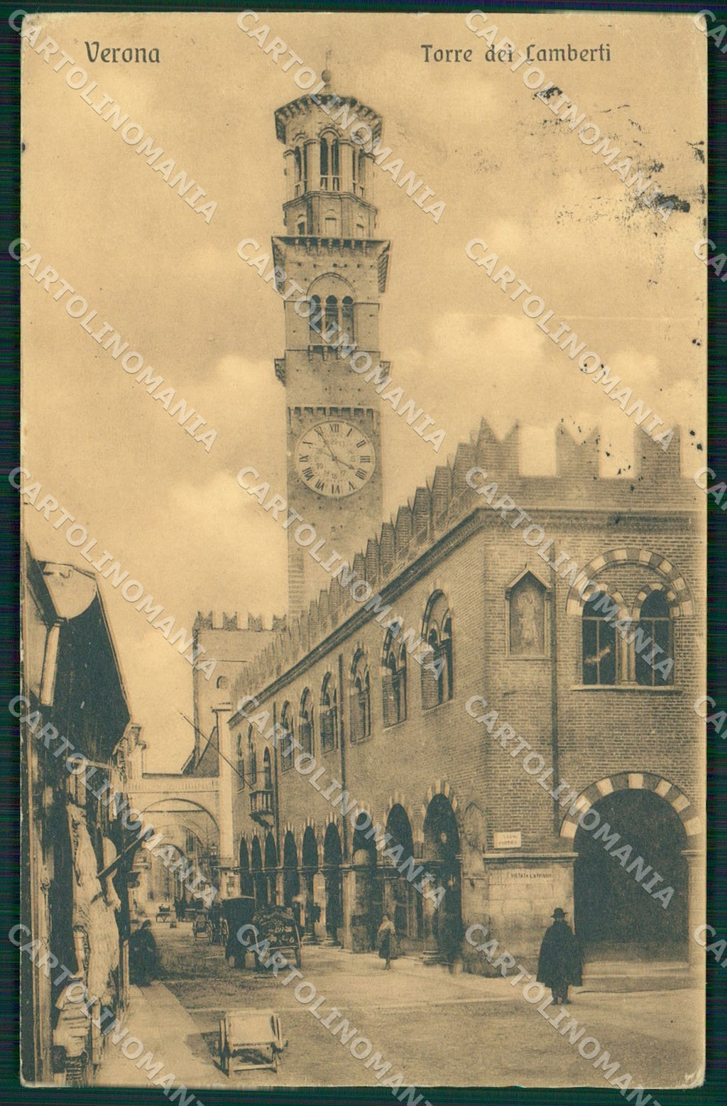 Verona Città PIEGHINA cartolina QT4283 – fronte