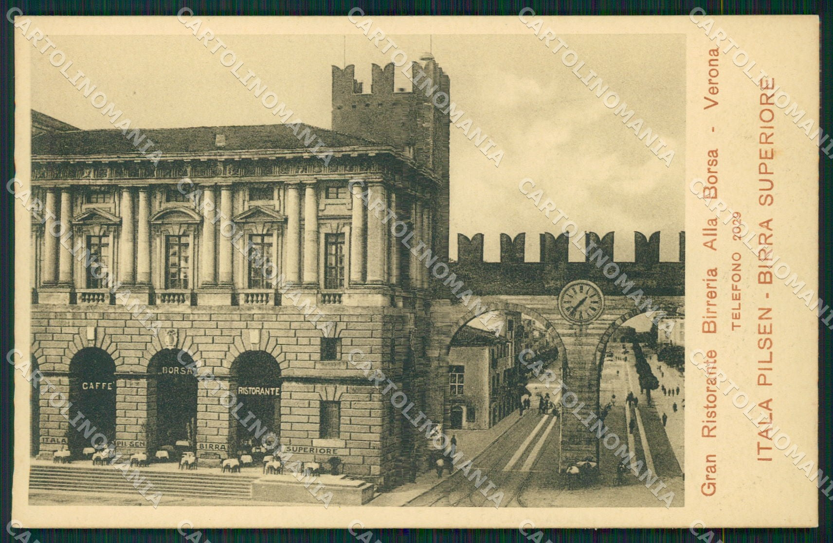 Verona Città Birra cartolina QT4289 – fronte