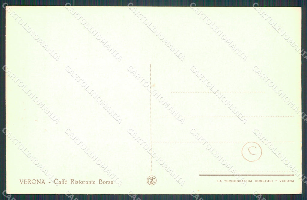 Verona Città Birra cartolina QT4289 – retro