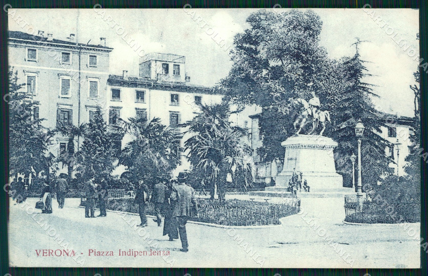 Verona Città Piazza Indipendenza cartolina QT4291 – fronte