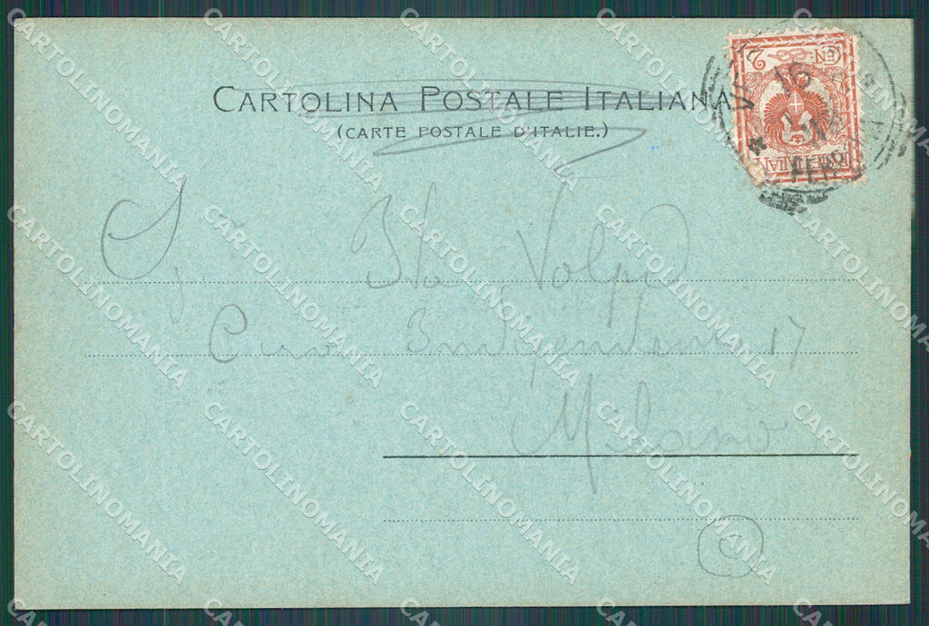 Verona Città Chiaro di Luna cartolina QT4295 – retro