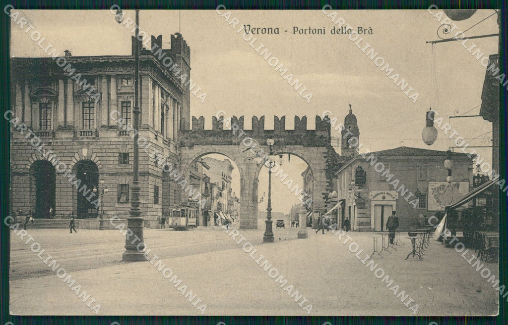 Verona Città Portoni del Brà cartolina QT4303 – fronte