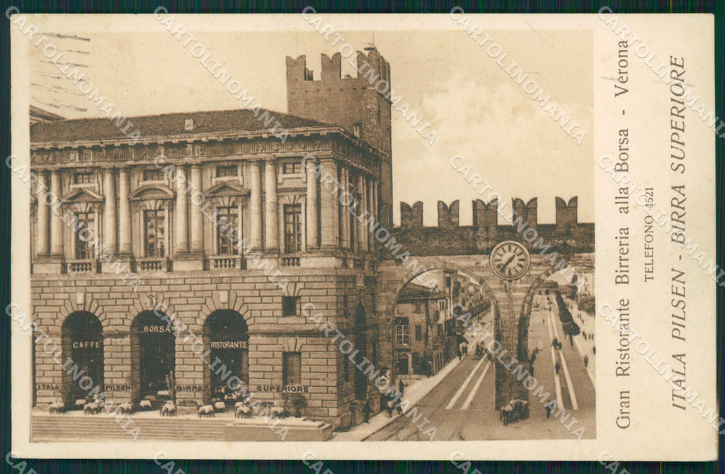 Verona Città Birra cartolina QT4314 – fronte