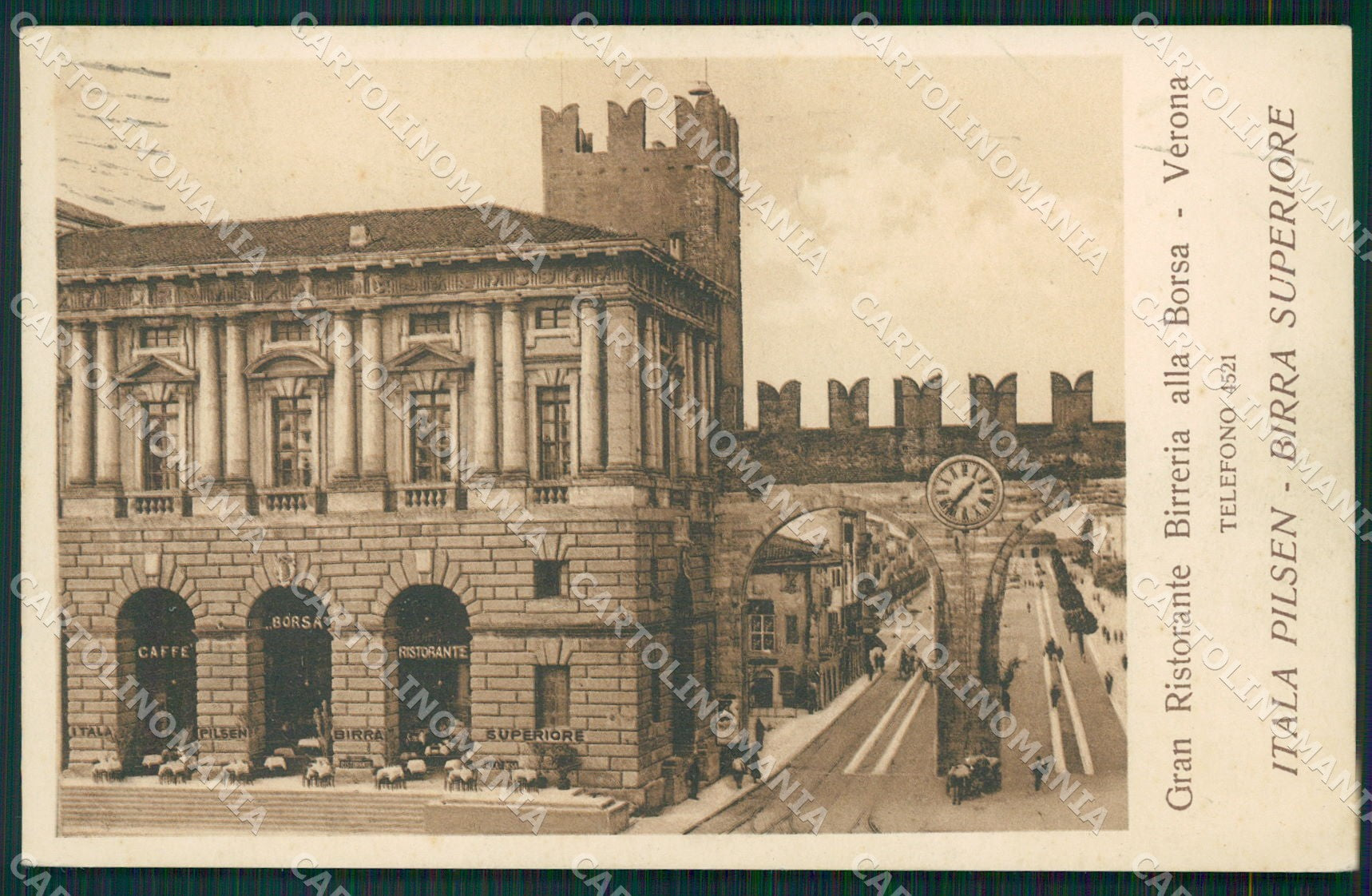 Verona Città Birra cartolina QT4314 – fronte