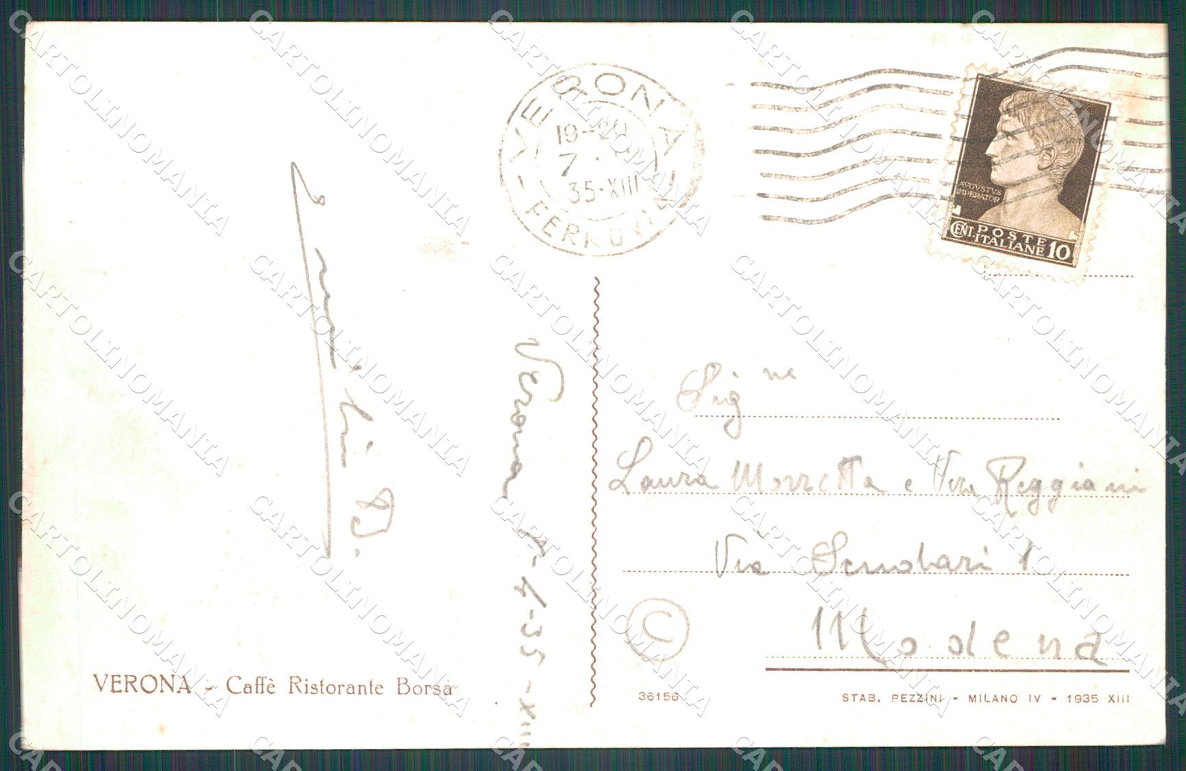 Verona Città Birra cartolina QT4314 – retro