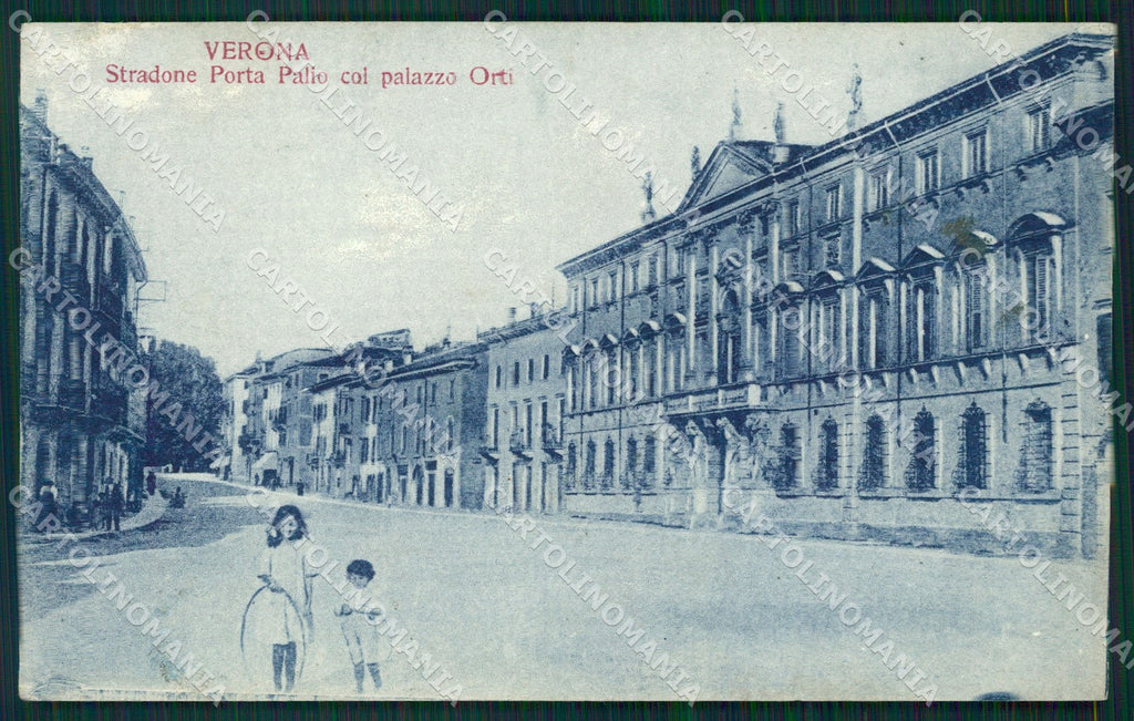 Verona Città Palazzo Orti cartolina QT4318 – fronte