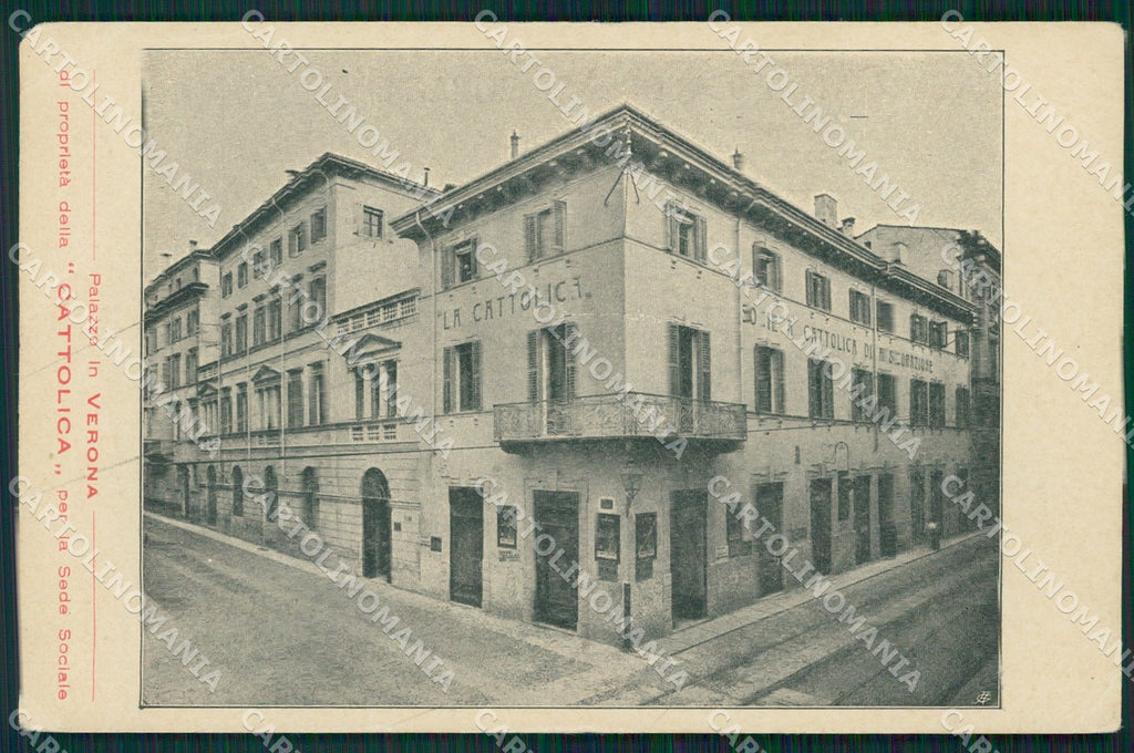 Verona Città PIEGHE cartolina QT4334 – fronte