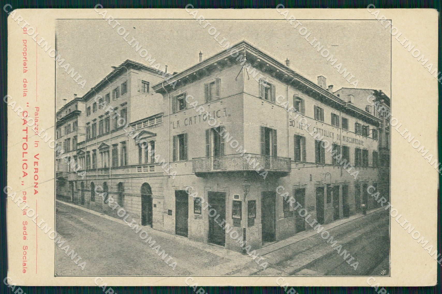 Verona Città PIEGHE cartolina QT4334 – fronte