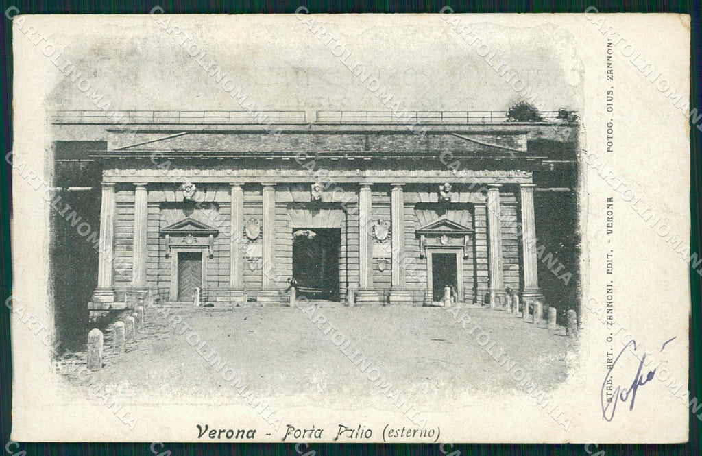 Verona Città Porta Palio cartolina QT4335 – fronte