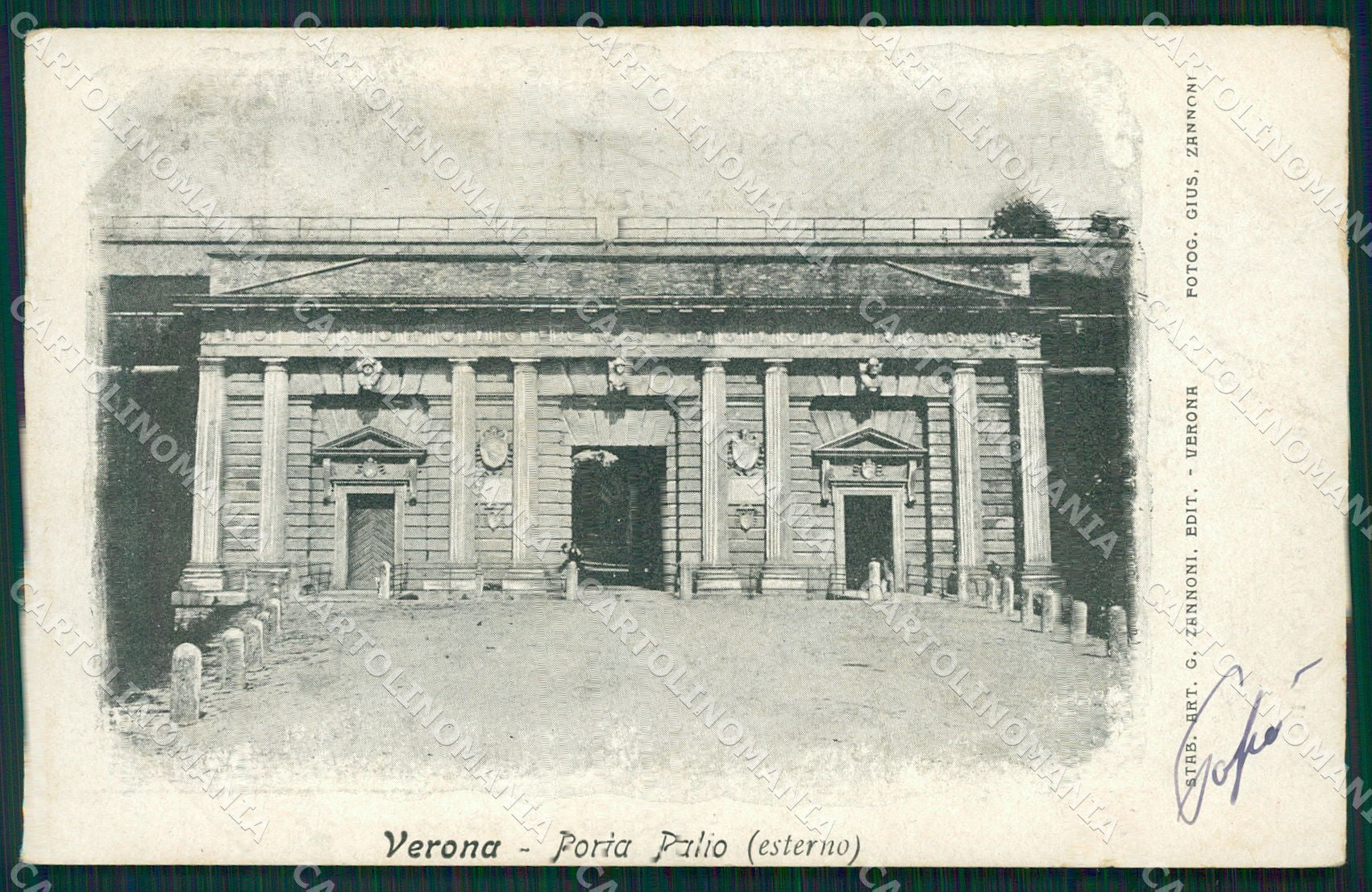 Verona Città Porta Palio cartolina QT4335 – fronte