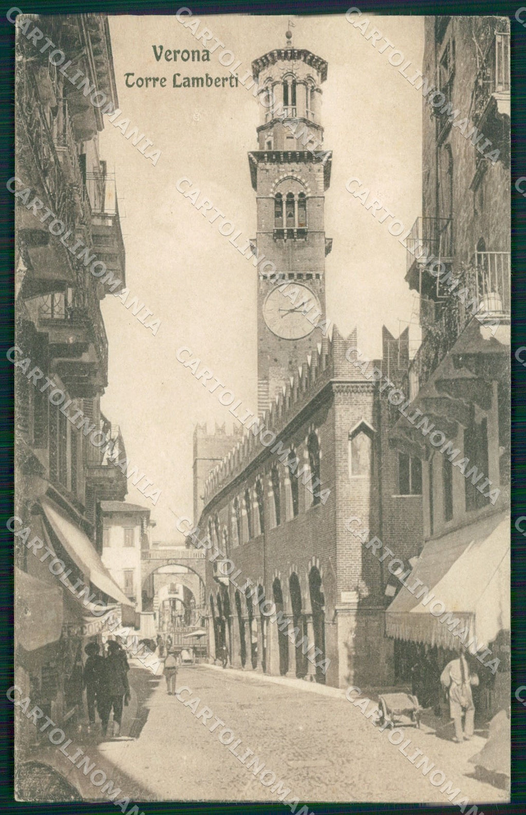 Verona Città Torre Lamberti cartolina QT4339 – fronte