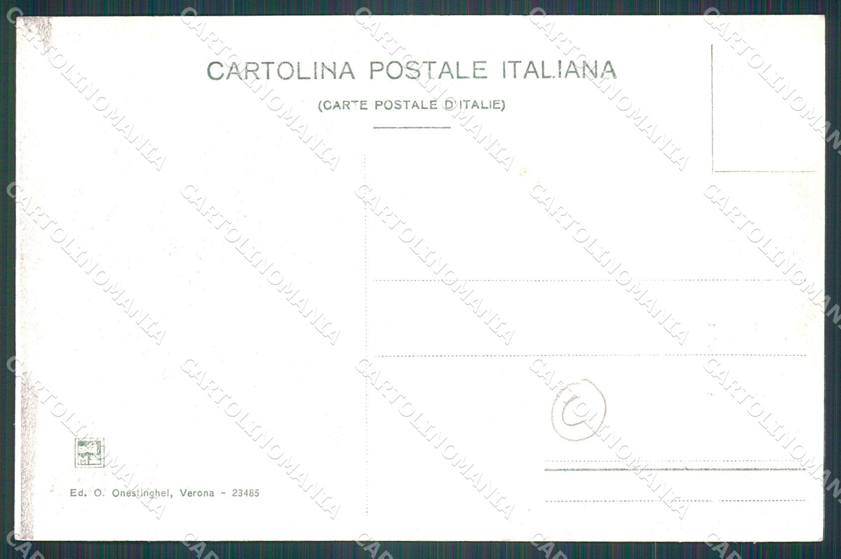 Verona Città Torre Lamberti cartolina QT4340 – retro