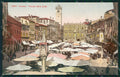 Verona Città Piazza Erbe cartolina QT4351 – fronte