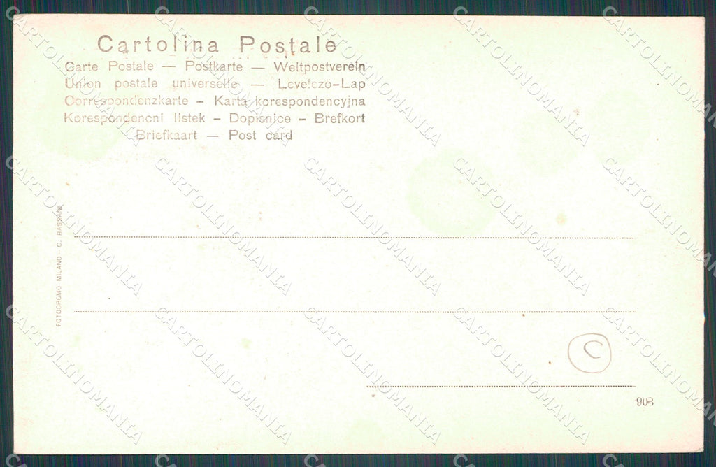 Verona Città Piazza Erbe cartolina QT4355 – retro