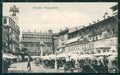 Verona Città Piazza Erbe cartolina QT4357 – fronte