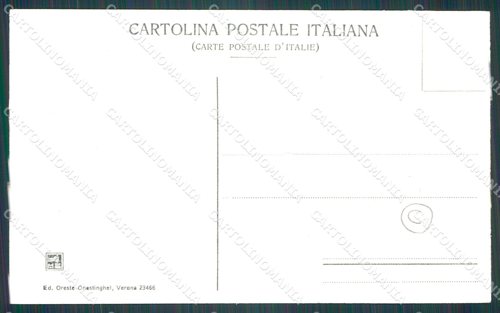 Verona Città Piazza Erbe cartolina QT4357 – retro