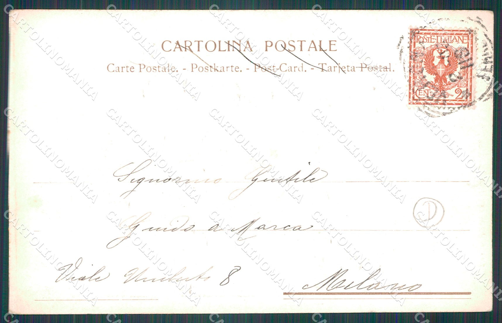 Verona Città Ponte Navi cartolina QT4376 – retro
