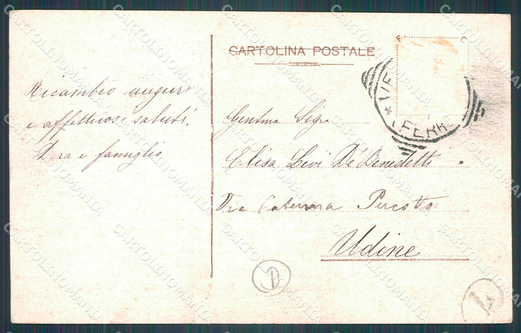 Verona Città Giardino Giusti cartolina QT4385 – retro