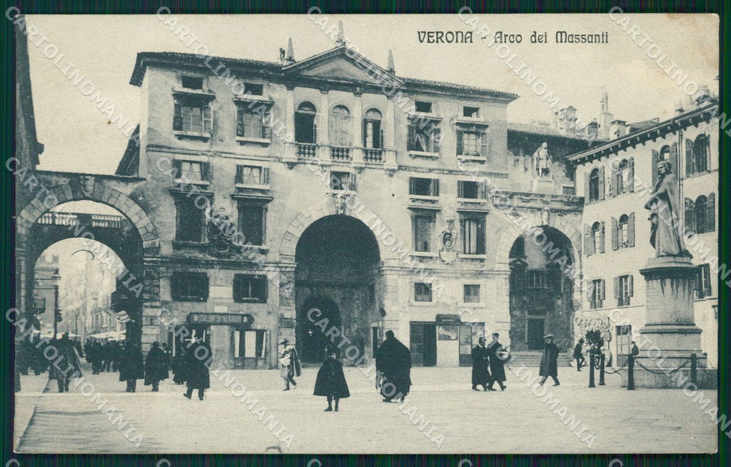Verona Città Arco dei Massanti cartolina QT4390 – fronte