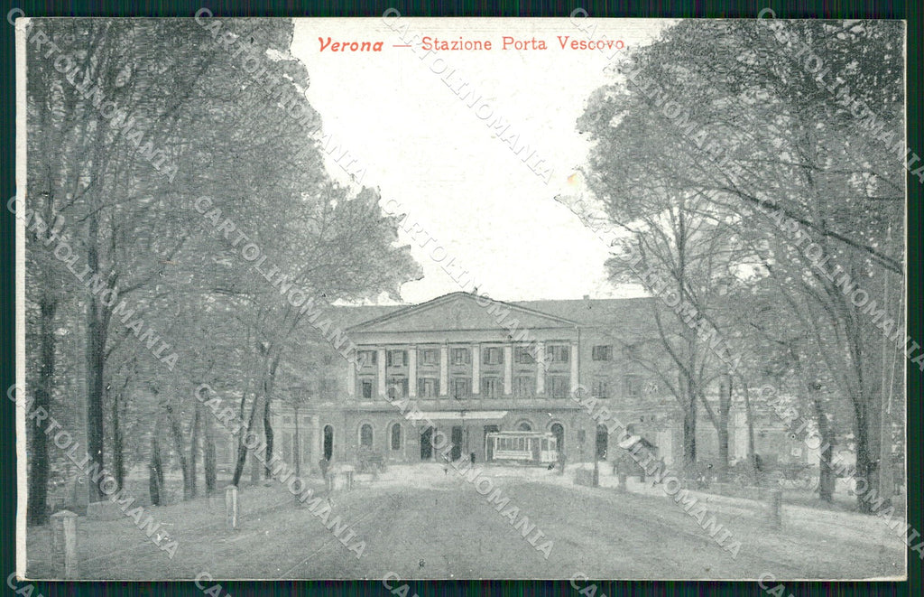 Verona Città Stazione cartolina QT4404 – fronte