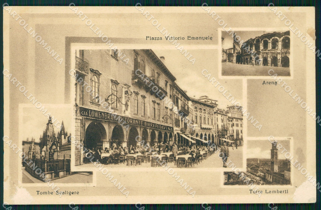Verona Città ABRASA cartolina QT4434 – fronte
