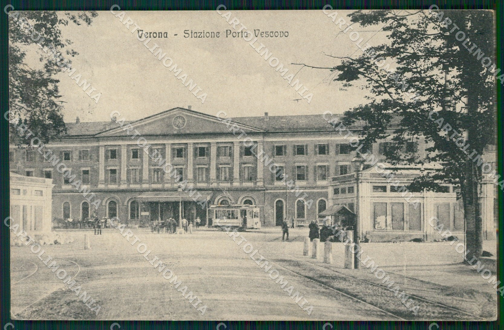 Verona Città Stazione cartolina QT4451 – fronte