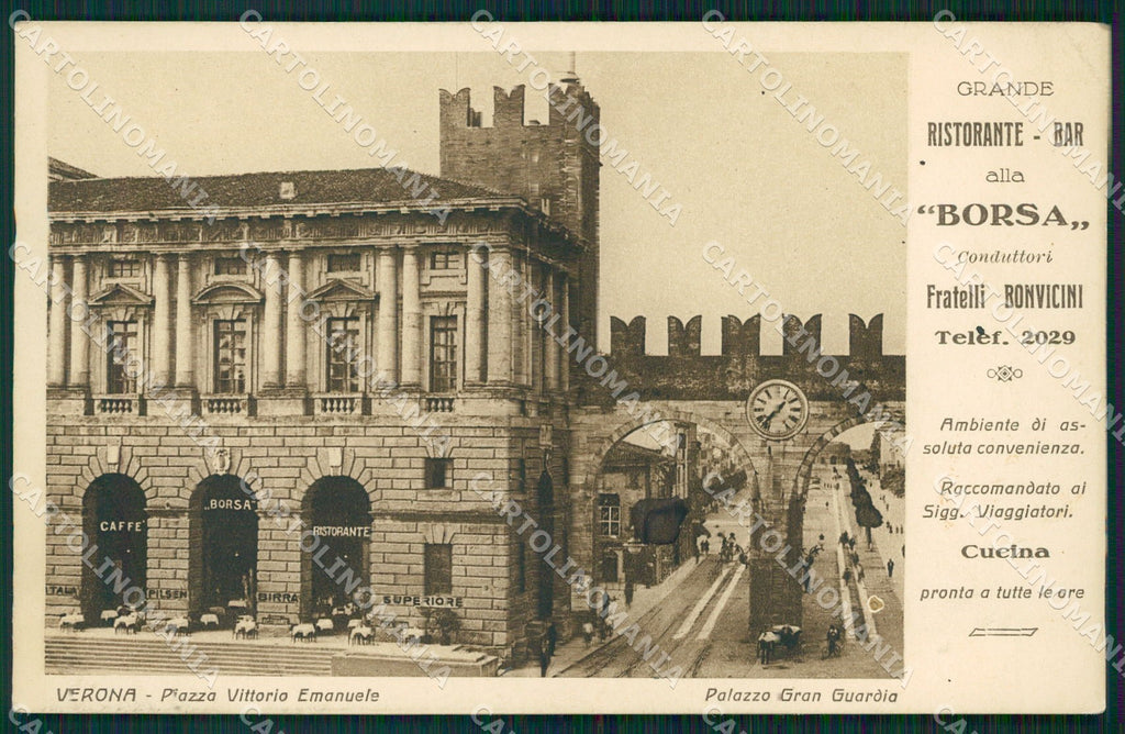 Verona Città PIEGHINA cartolina QT4460 – fronte