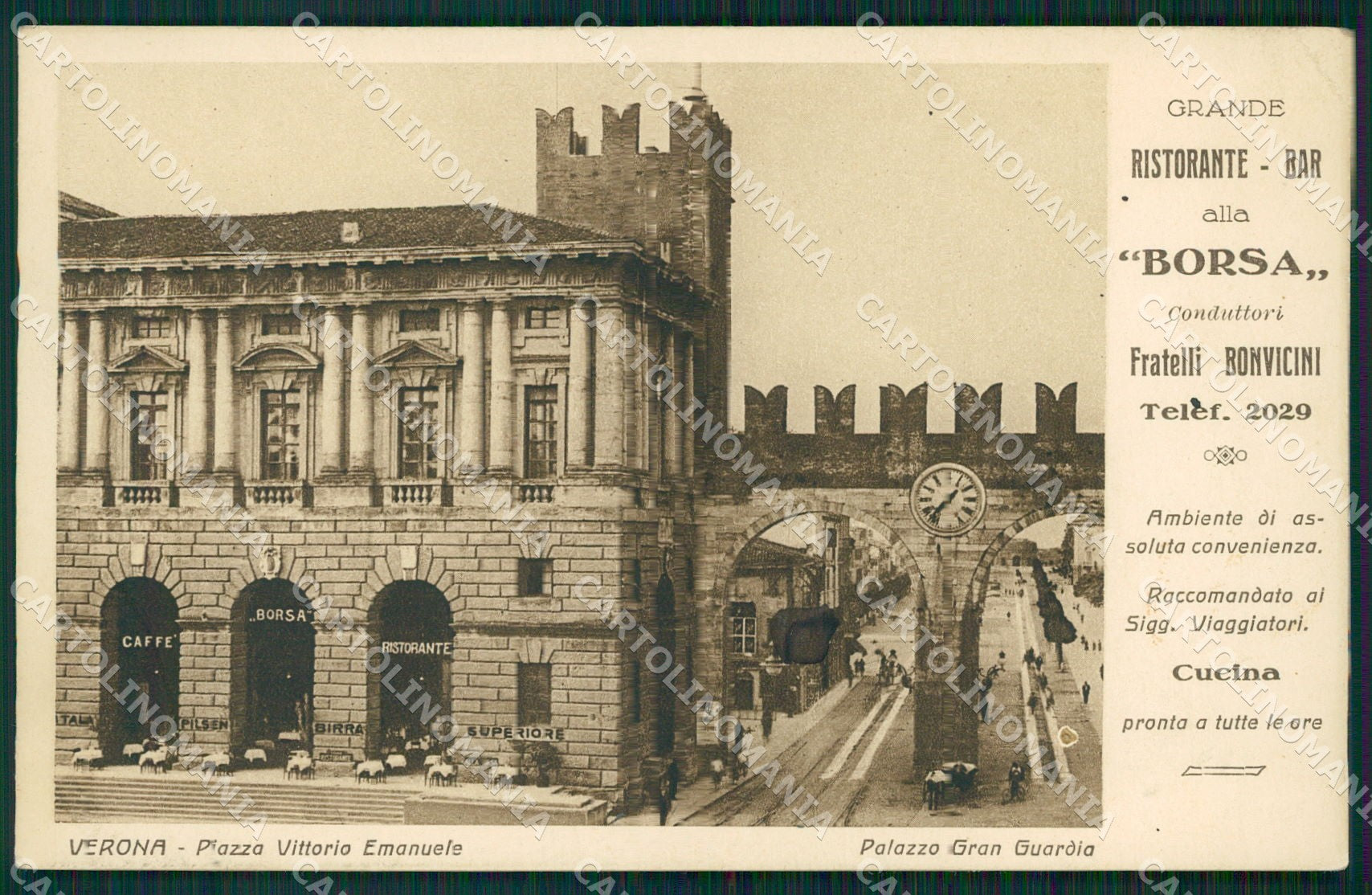 Verona Città PIEGHINA cartolina QT4460 – fronte