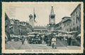 Verona Città Piazza Erbe Mercato PIEGHINA cartolina QT4466 – fronte