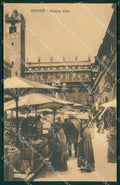Verona Città Piazza Erbe Mercato cartolina QT4478 – fronte