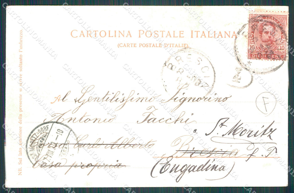 Verona Città Porta Palio cartolina QT4483 – retro