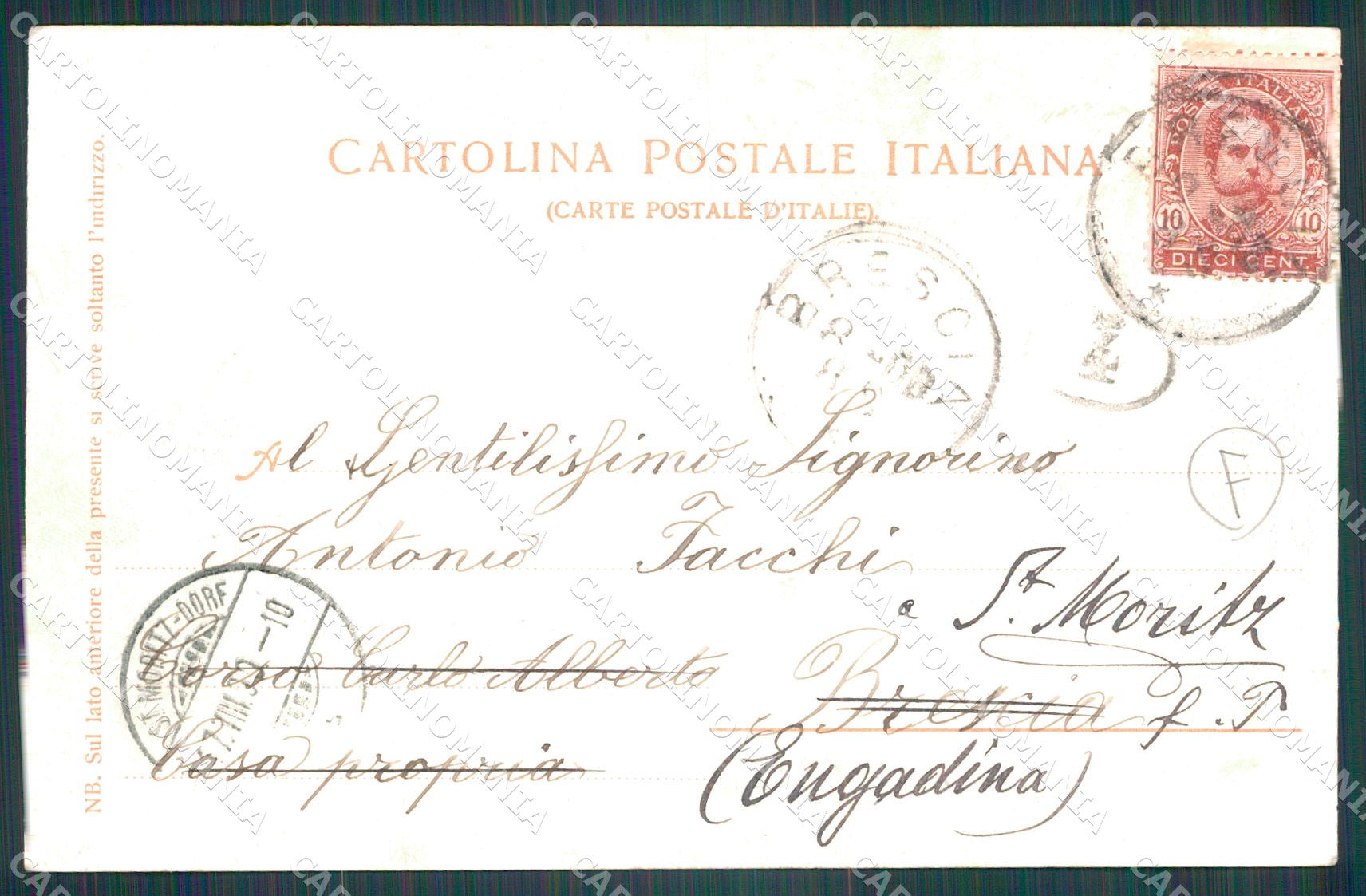 Verona Città Porta Palio cartolina QT4483 – retro