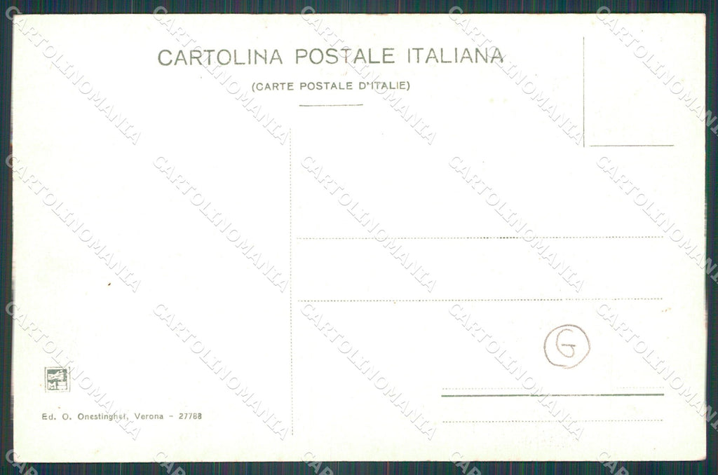 Verona Città Piazza Erbe Mercato cartolina QT4507 – retro