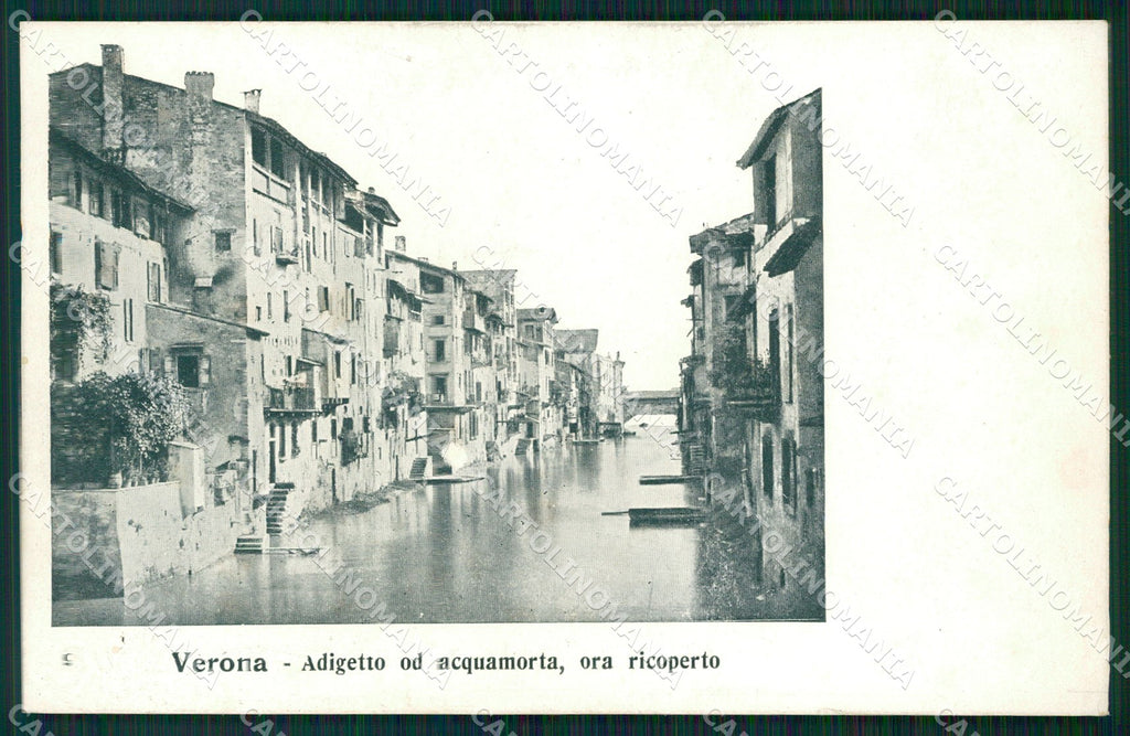 Verona Città Adigetto cartolina QT4511 – fronte