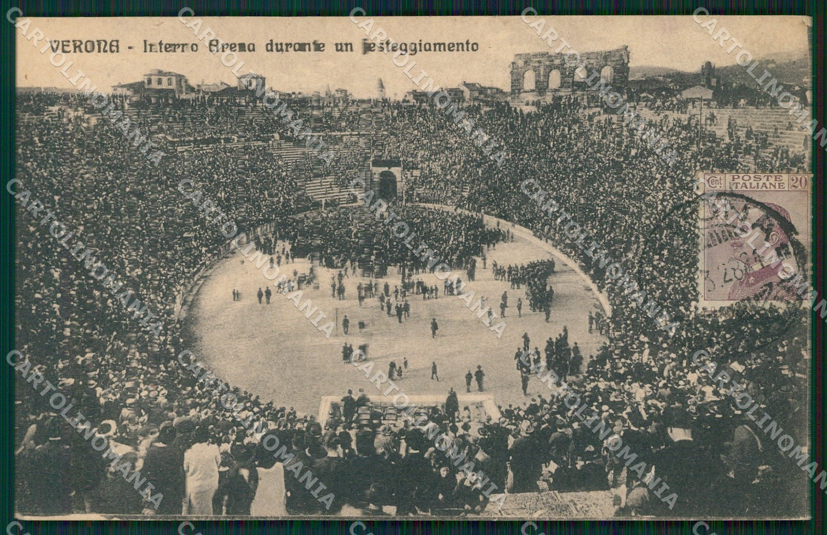Verona Città Arena cartolina QT4513 – fronte
