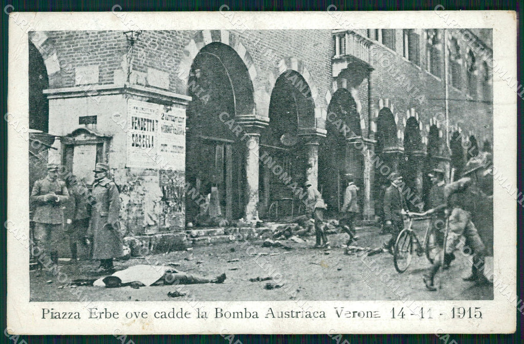 Verona Città Militari PIEGHINE cartolina QT4514 – fronte