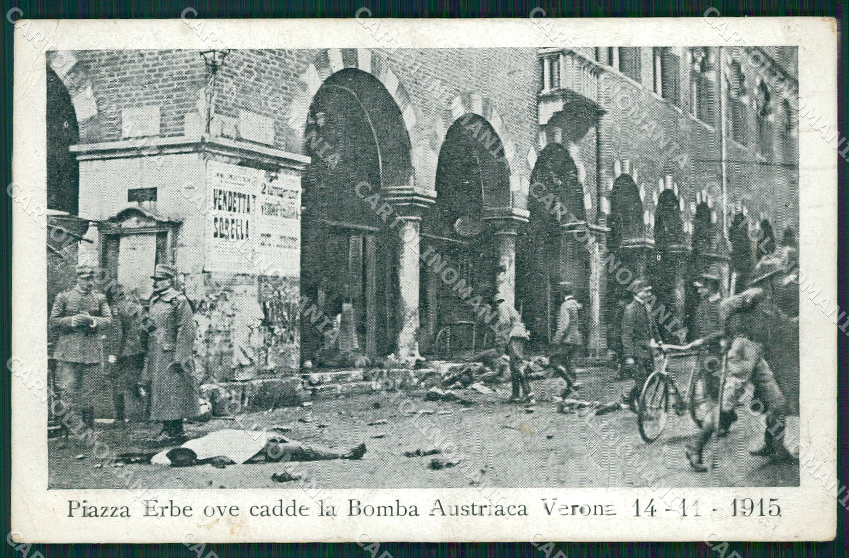 Verona Città Militari PIEGHINE cartolina QT4514 – fronte